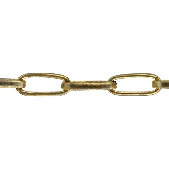 Brass Chain - Drawn Cable 12.6mm - By the Foot