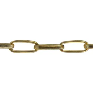 Brass Chain - Drawn Cable 12.6mm - By the Foot