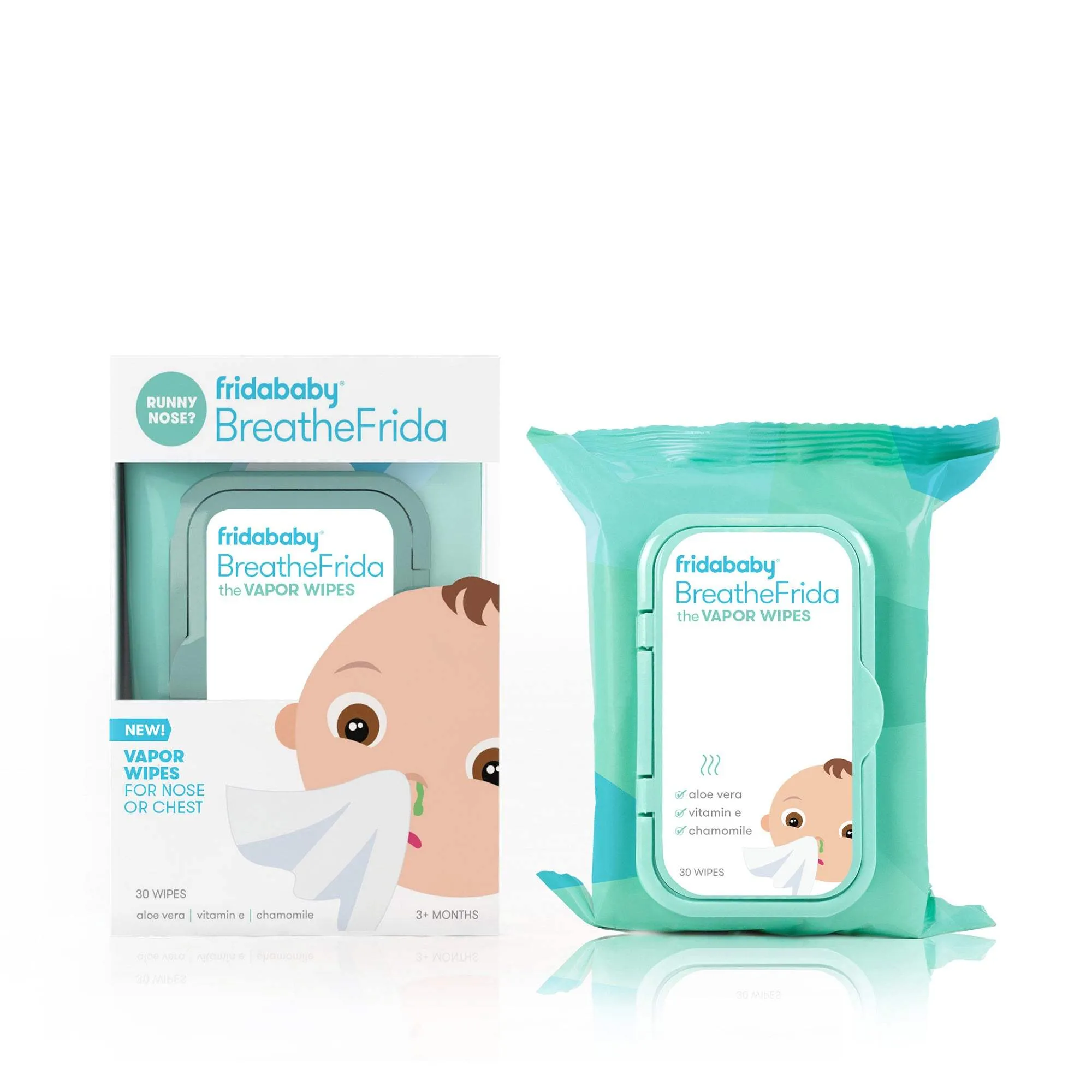 BreatheFrida the BoogerWiper Nose   Chest Wipes