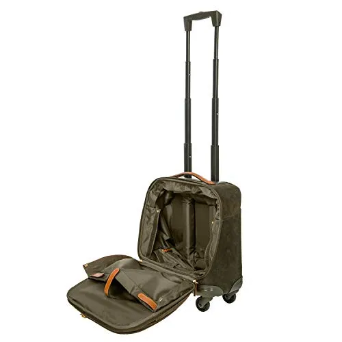 Bric's Life International Laptop Pilot Case Spinner Carry-On - Olive