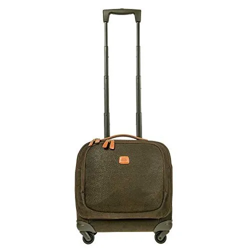 Bric's Life International Laptop Pilot Case Spinner Carry-On - Olive