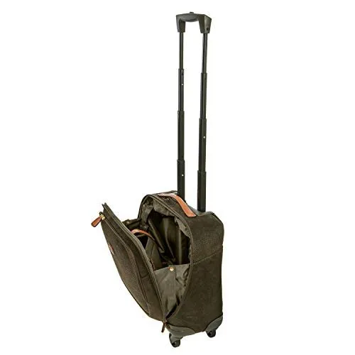 Bric's Life International Laptop Pilot Case Spinner Carry-On - Olive