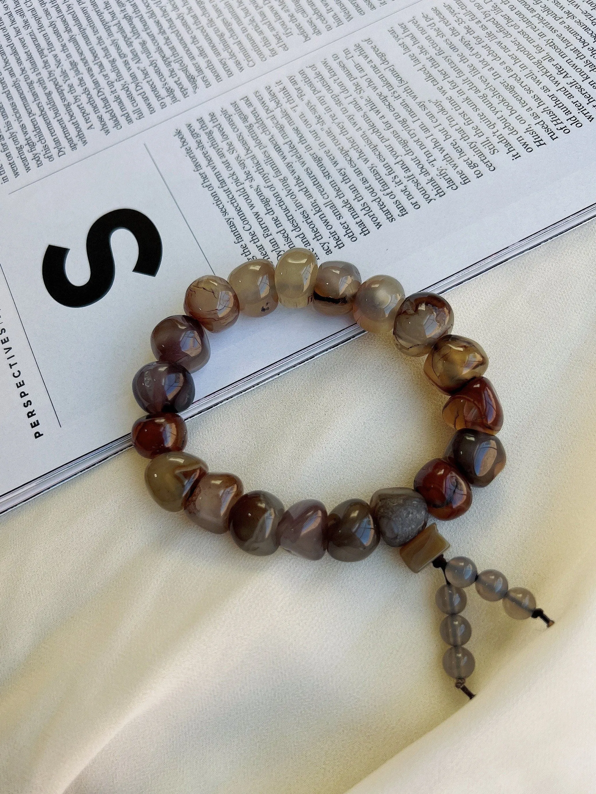 Brown Sardonyx Agate Bracelet