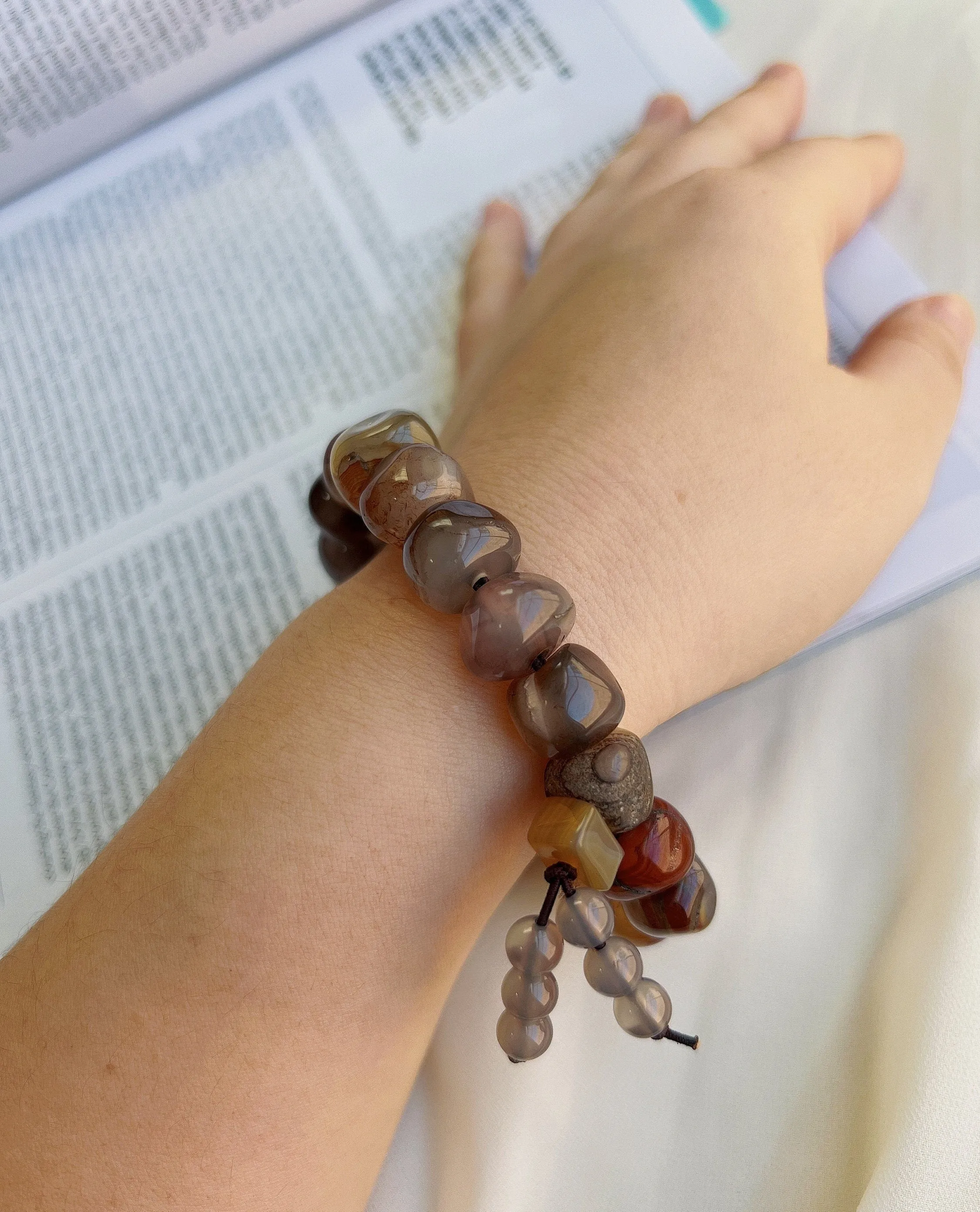 Brown Sardonyx Agate Bracelet