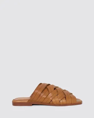 BRYLEE SLIDES COCONUT LEATHER