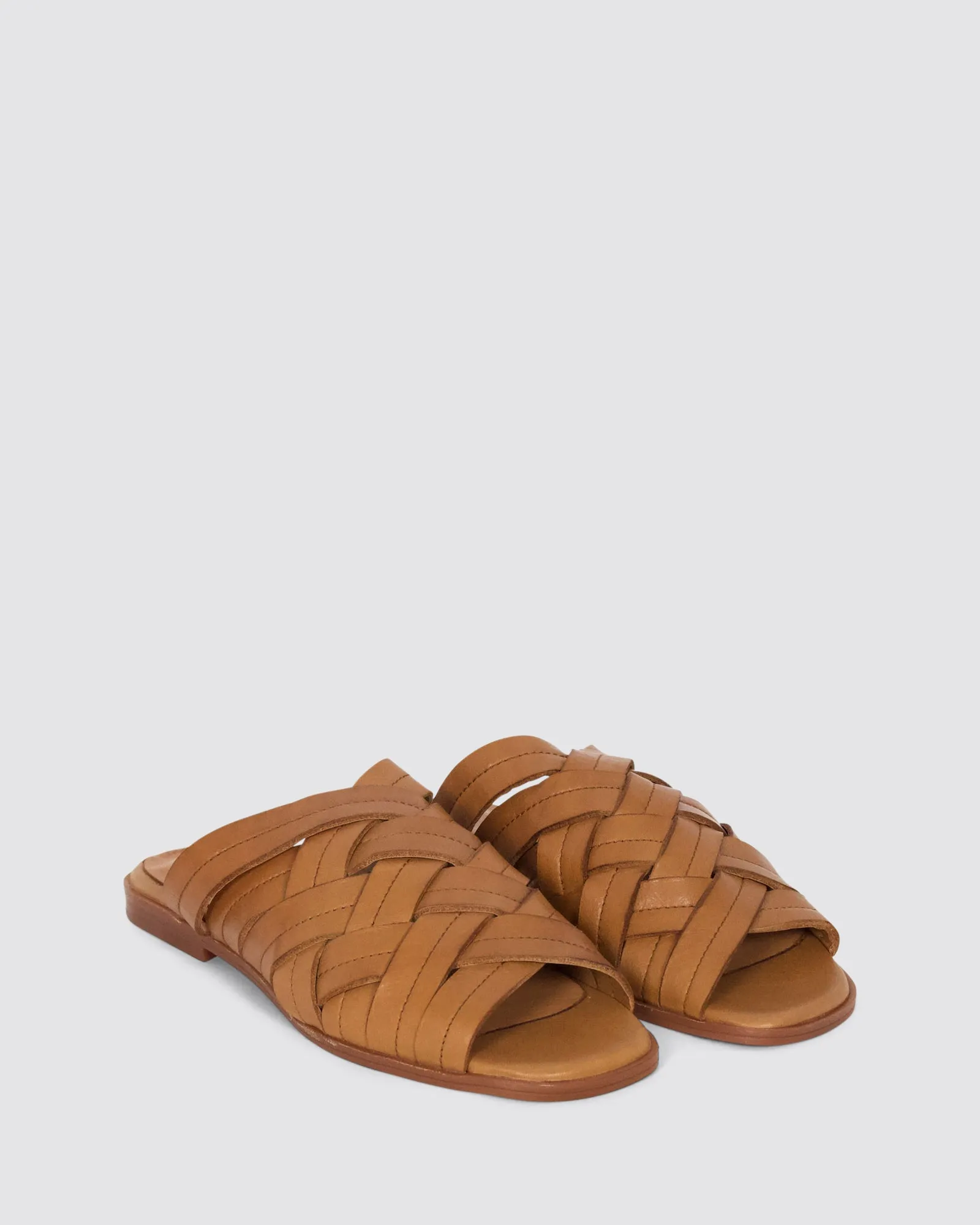 BRYLEE SLIDES COCONUT LEATHER