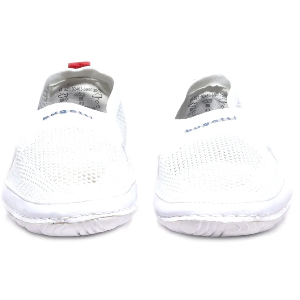 Bugatti Casual Slip Ons Fabric Grey Colour For Men