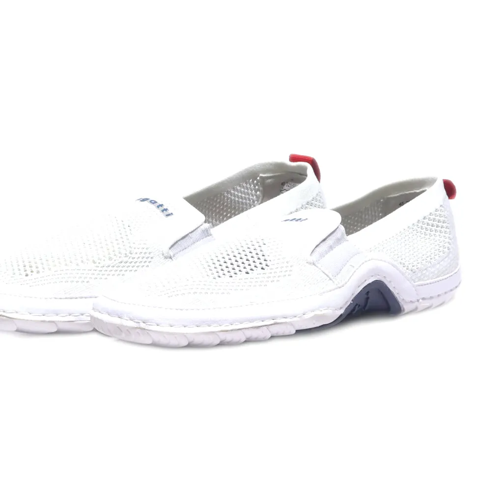 Bugatti Casual Slip Ons Fabric Grey Colour For Men