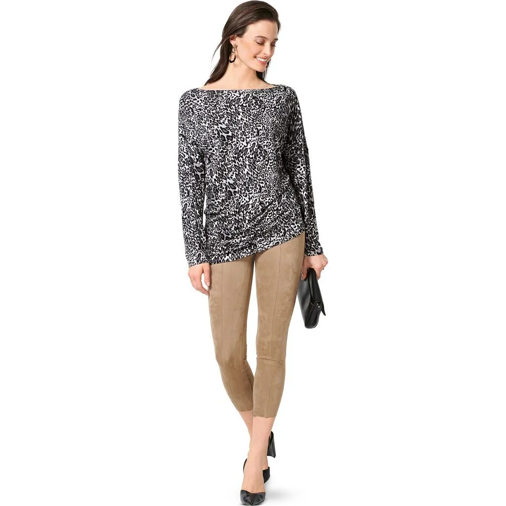 Burda Style Pattern B6272 Misses' Knit Tops with Asymmetric Hemline