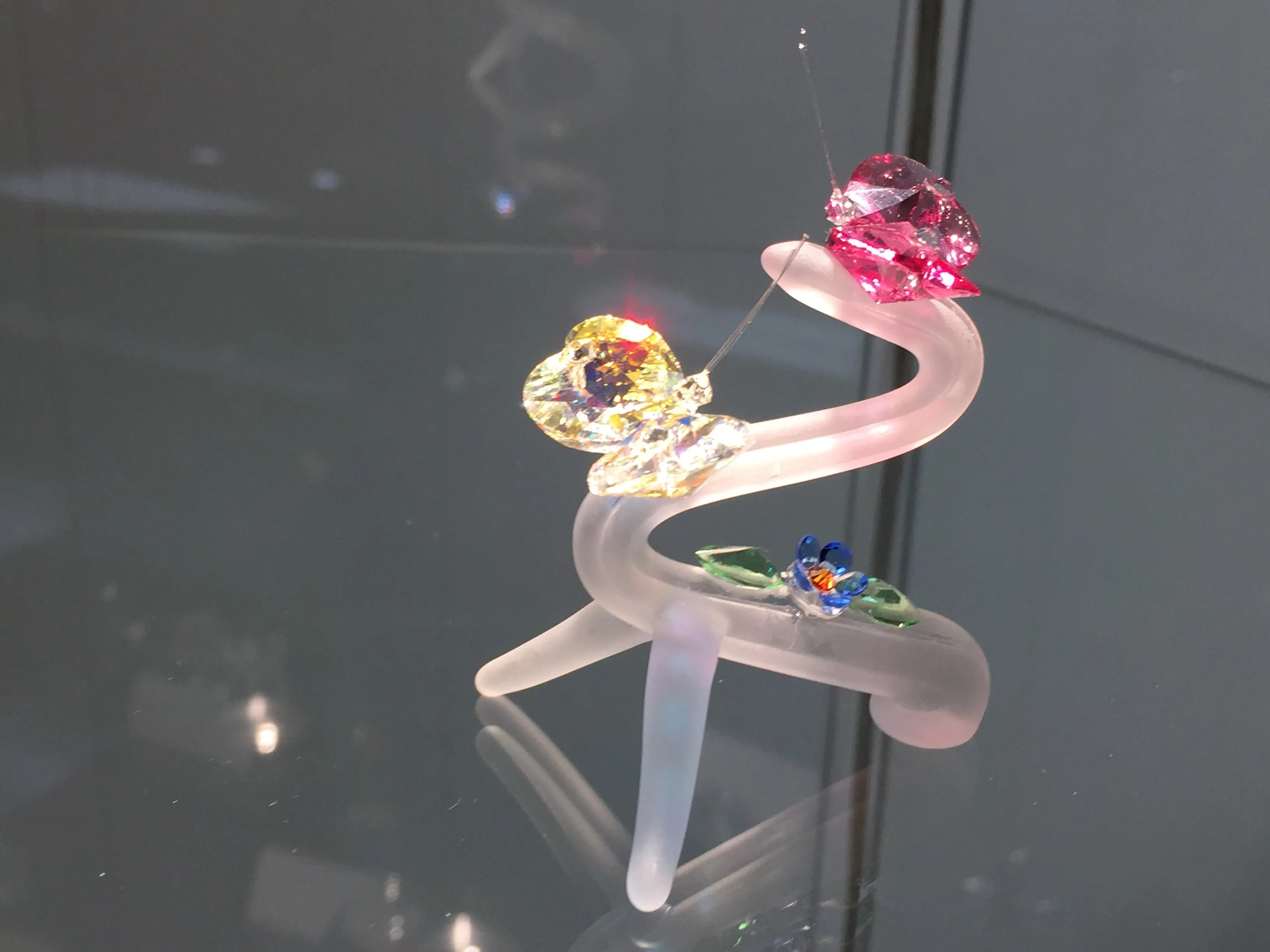 Butterflies Crystal Figurine