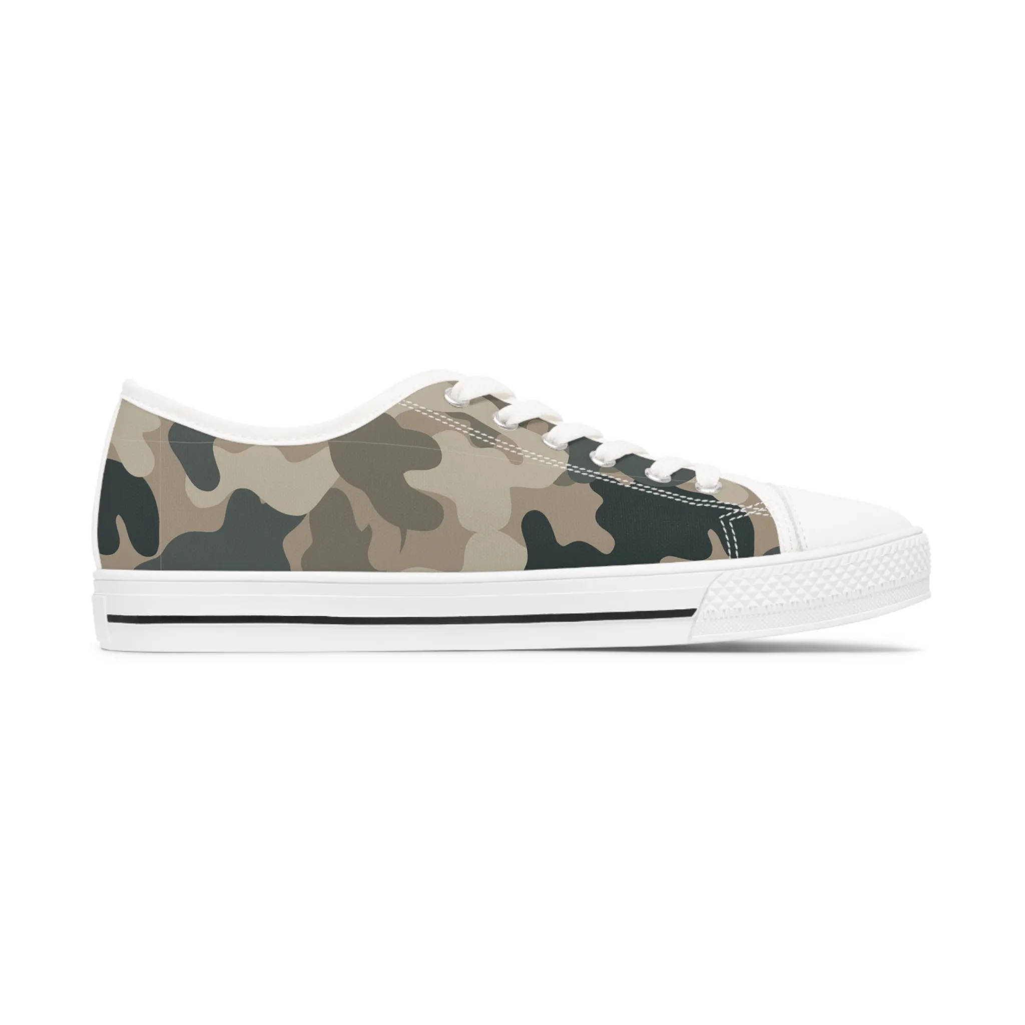 Camo no 7  Women's Low Top Sneakers