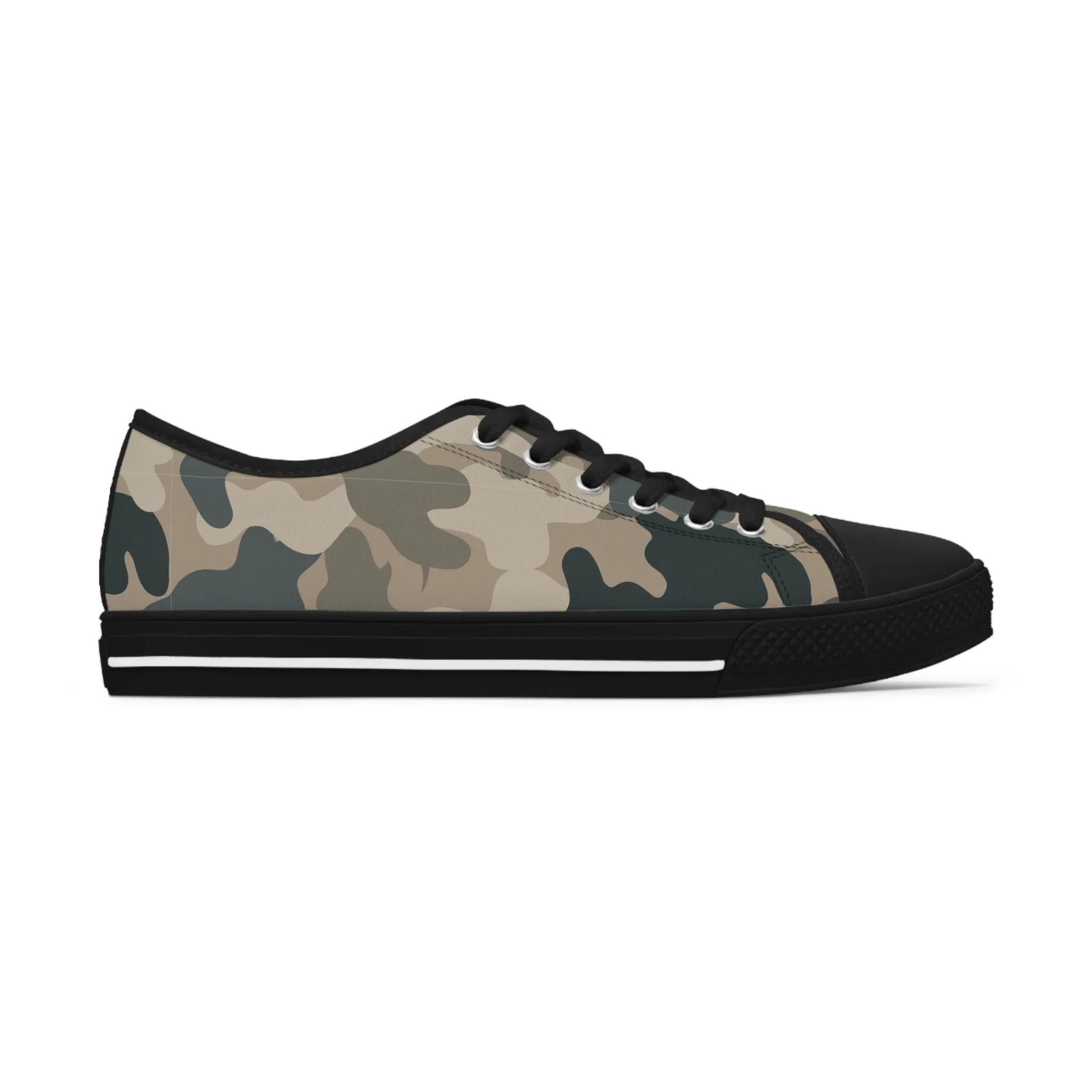 Camo no 7  Women's Low Top Sneakers