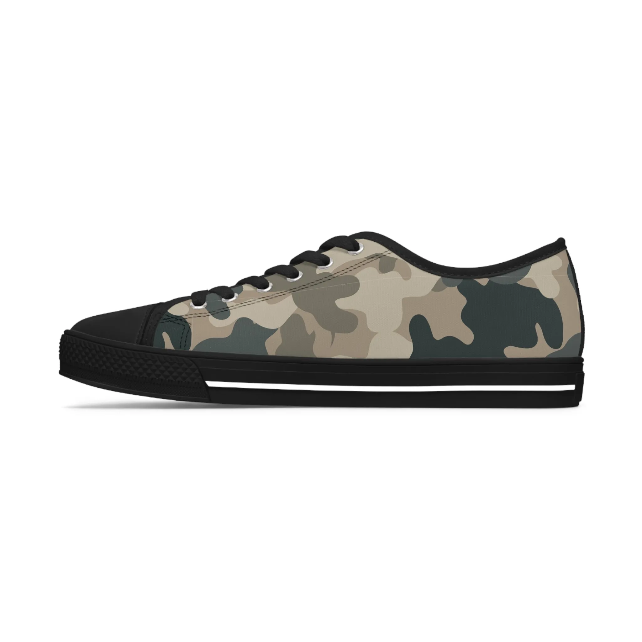 Camo no 7  Women's Low Top Sneakers