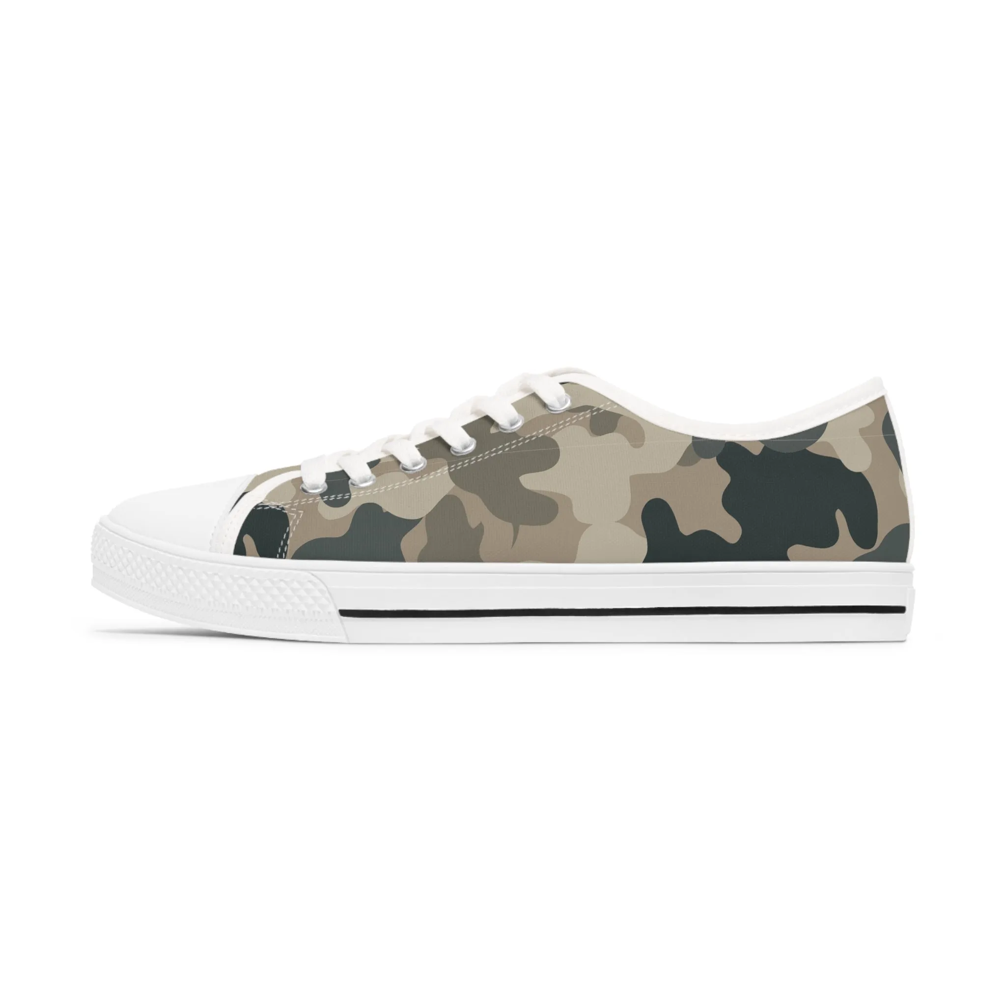 Camo no 7  Women's Low Top Sneakers