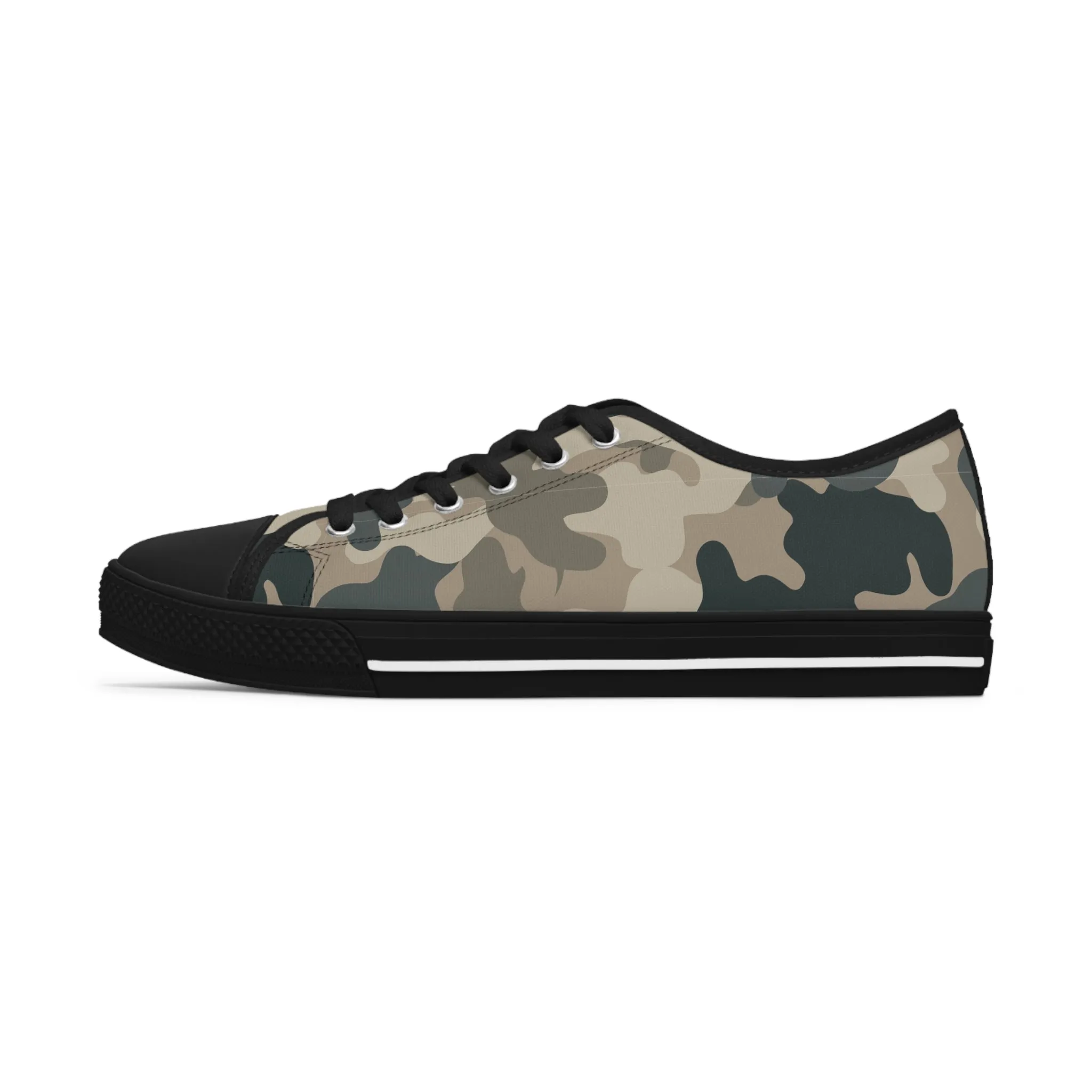 Camo no 7  Women's Low Top Sneakers