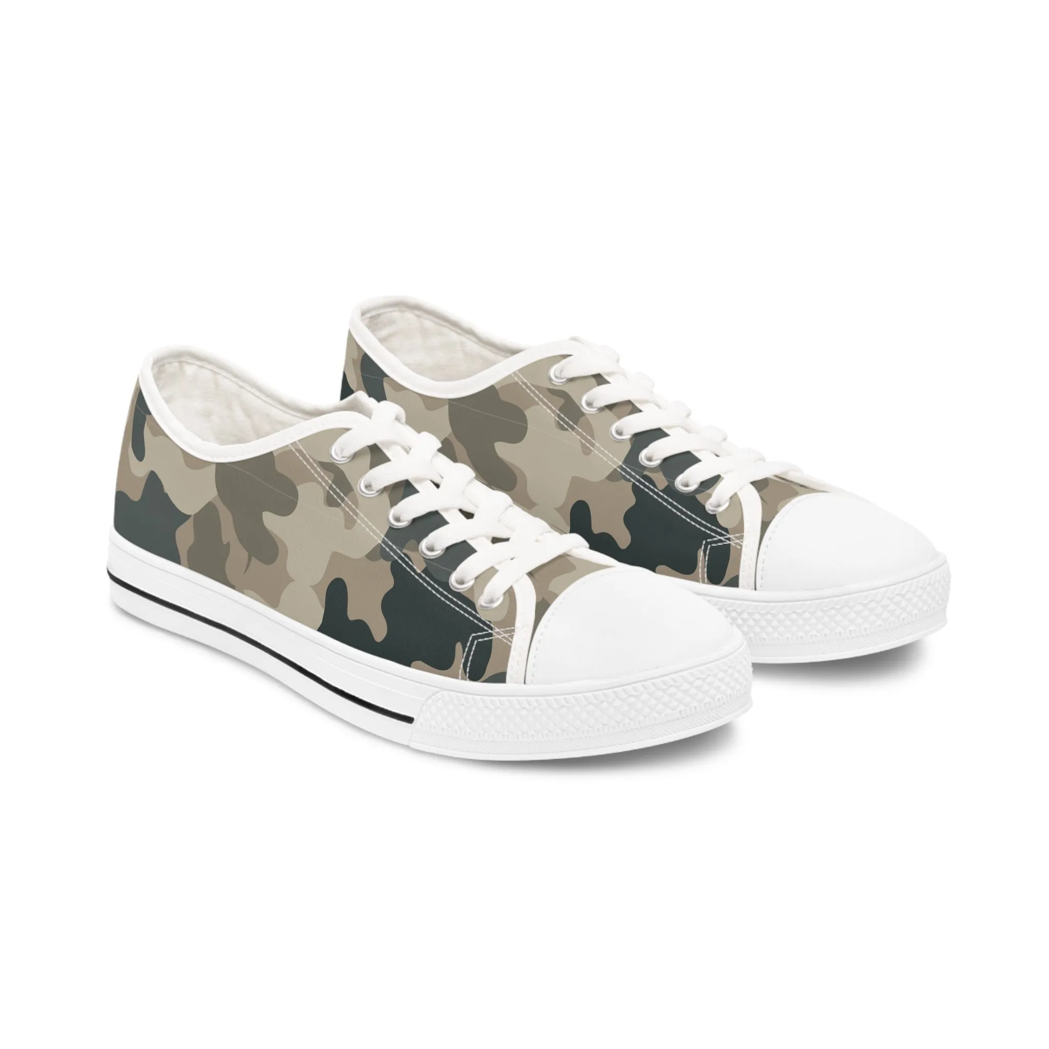 Camo no 7  Women's Low Top Sneakers