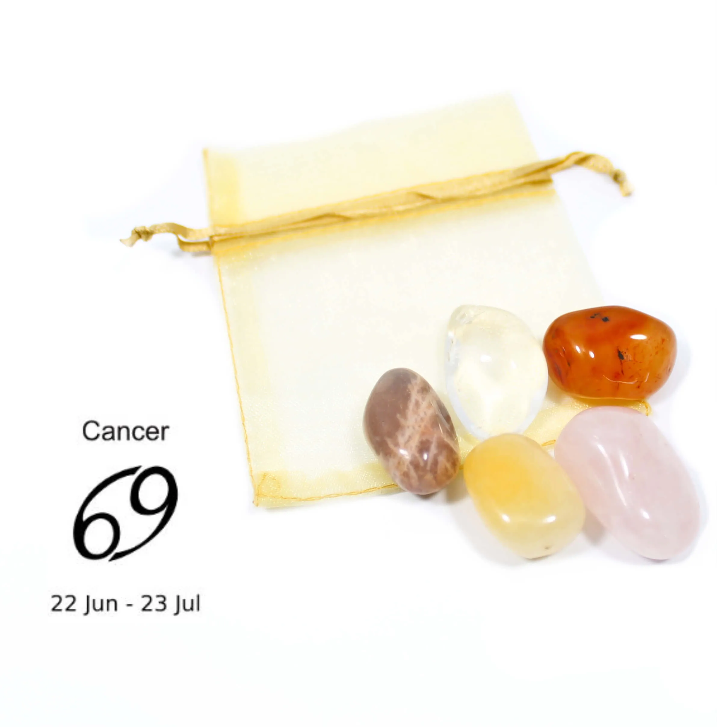 Cancer - Sign Of The Zodiac Healing Crystal Pack