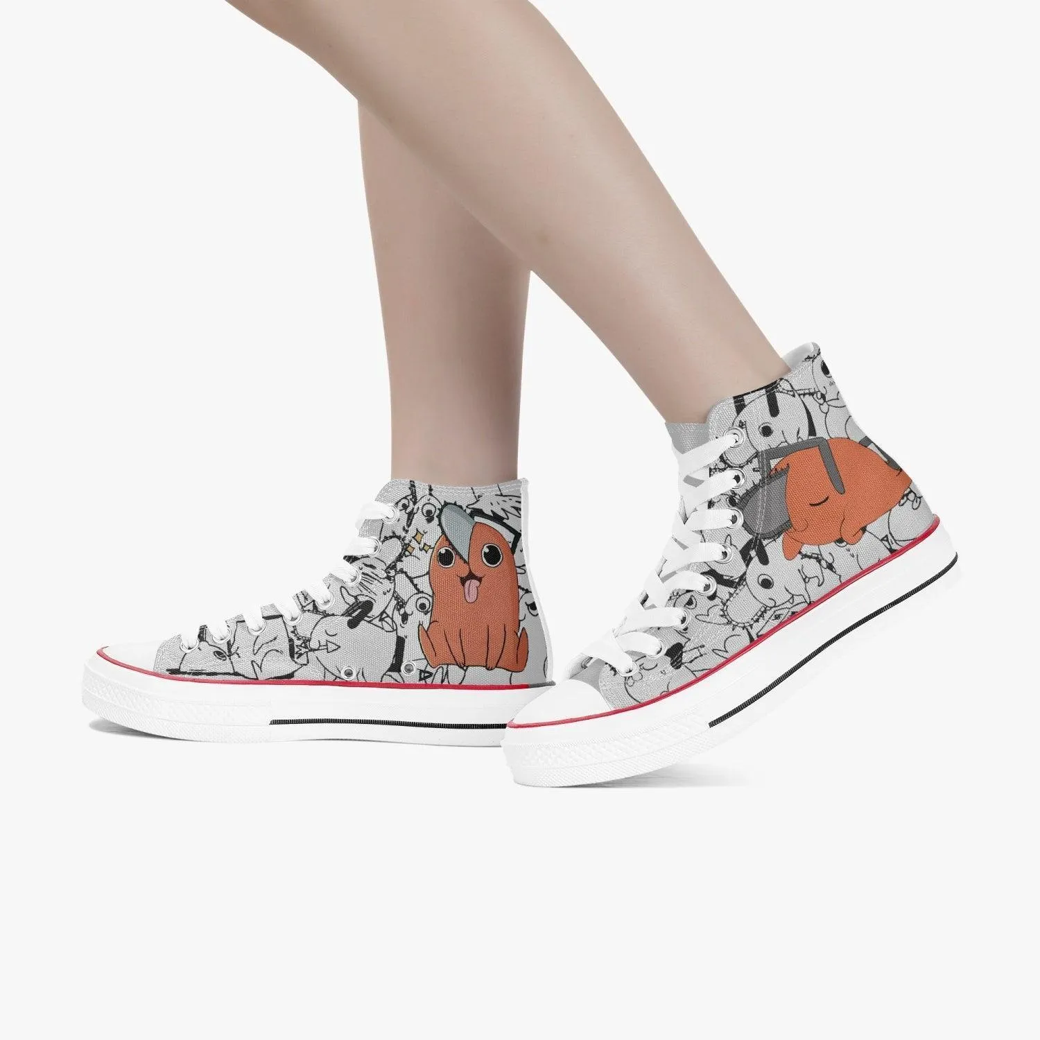 Chainsaw Man Pochita - A-Star High Anime Shoes