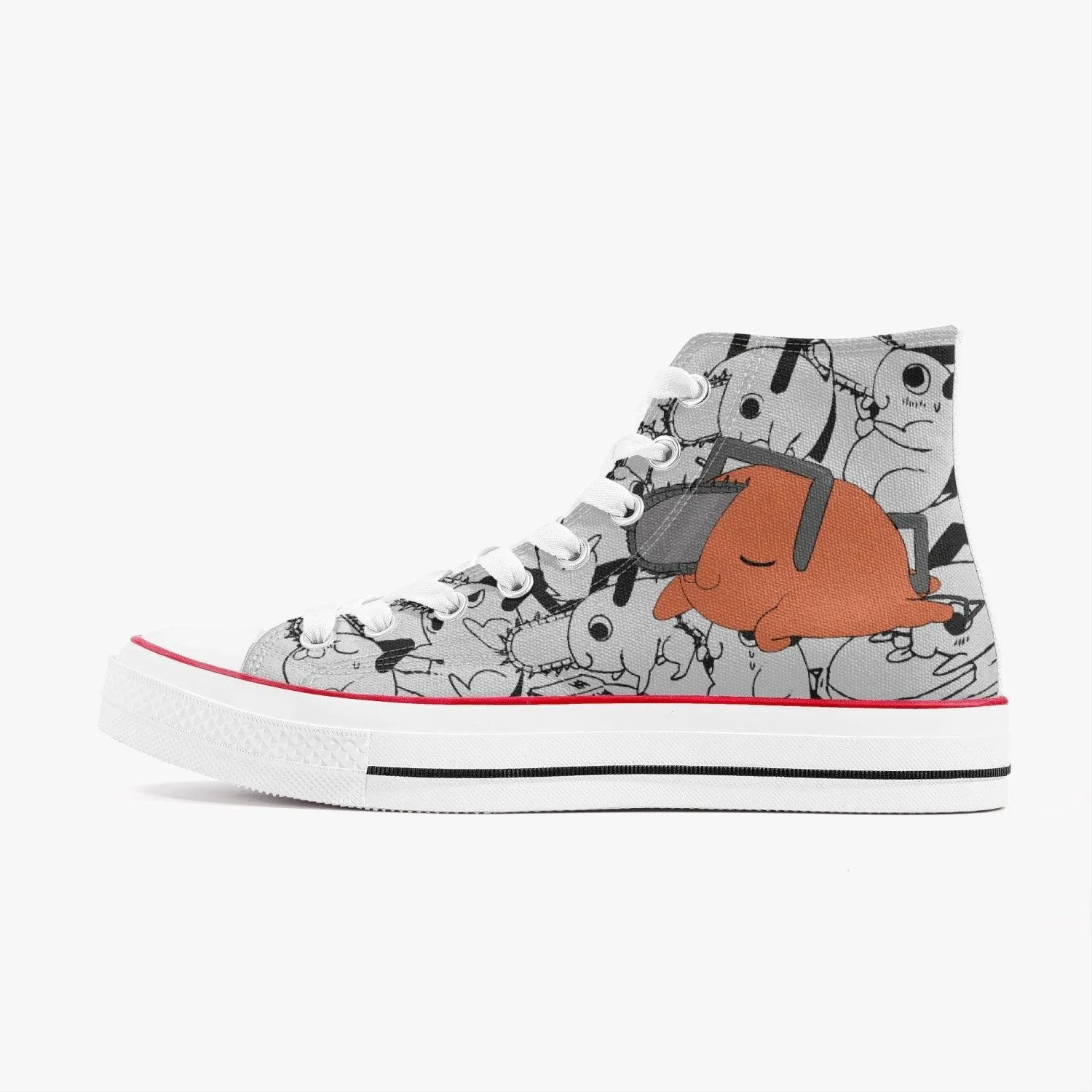 Chainsaw Man Pochita - A-Star High Anime Shoes