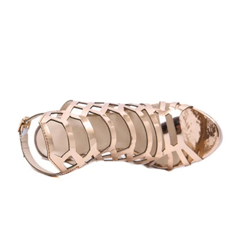 Champagne Buckle Back Strap