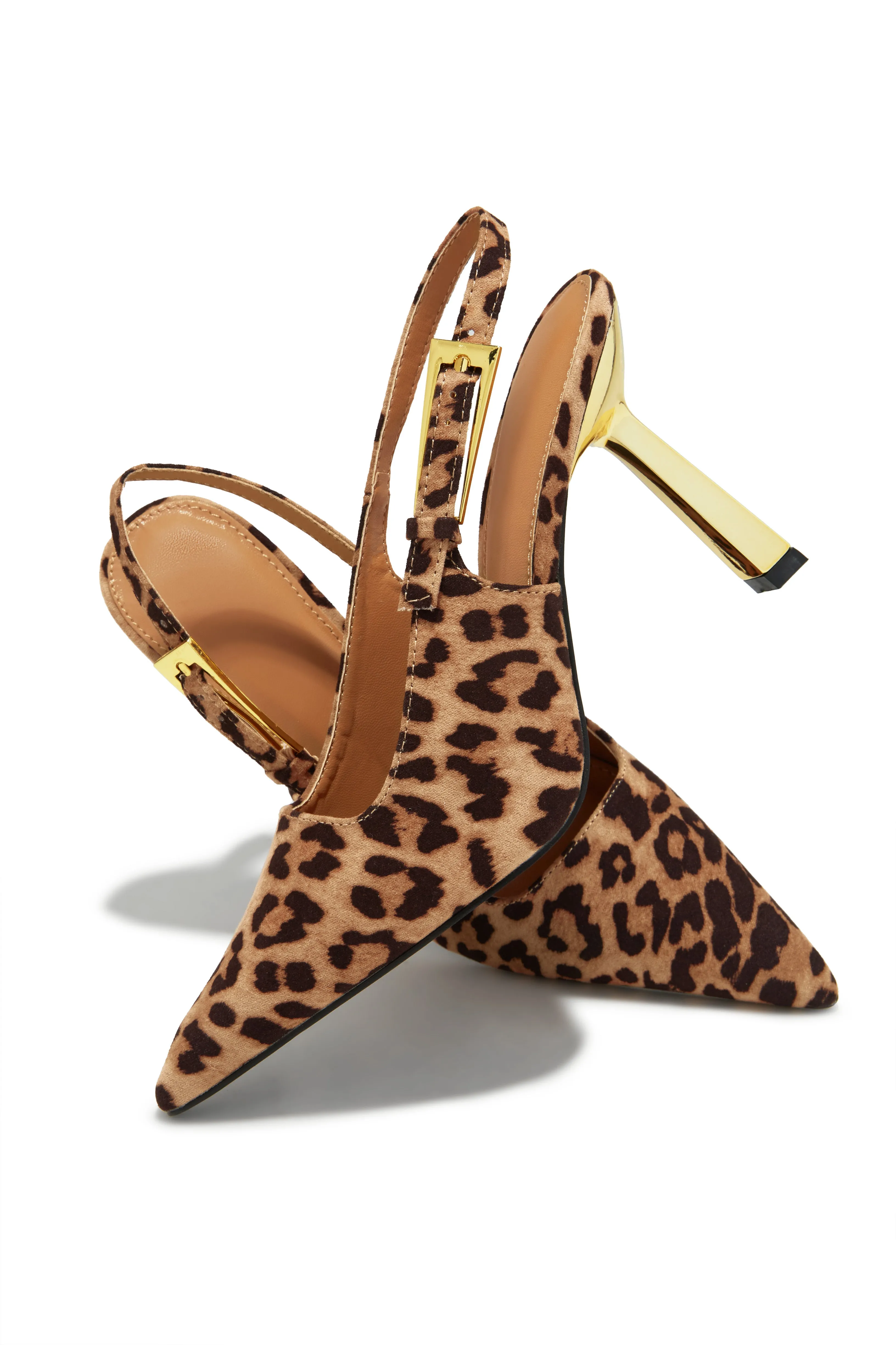 Charlotte Slingback Pumps - Leopard