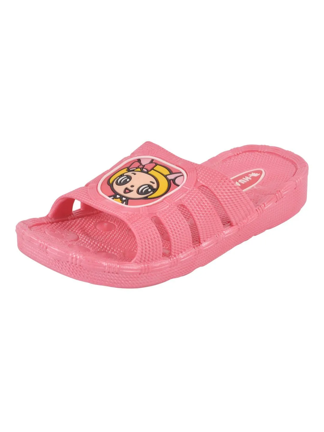 Charming Cartoon Design Slides for Girls - Pink