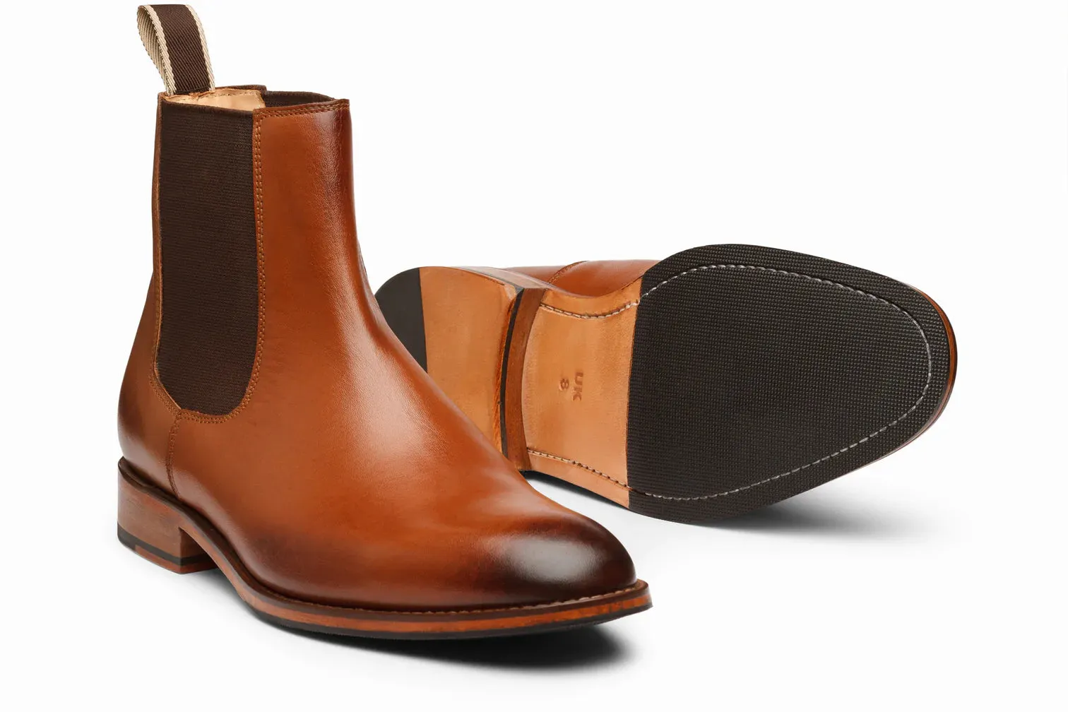 Chelsea Boot - Burnished Tan