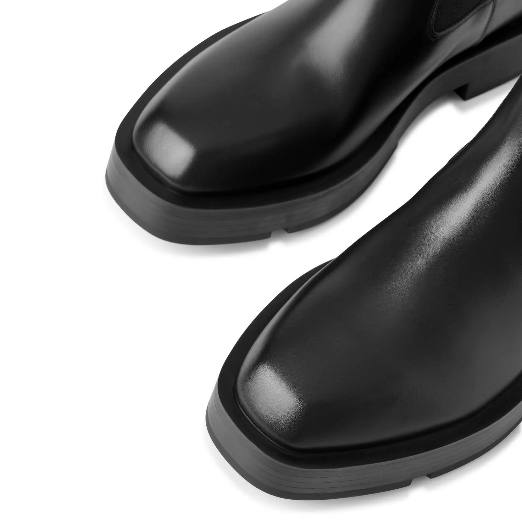 Chelsea leather ankle boots