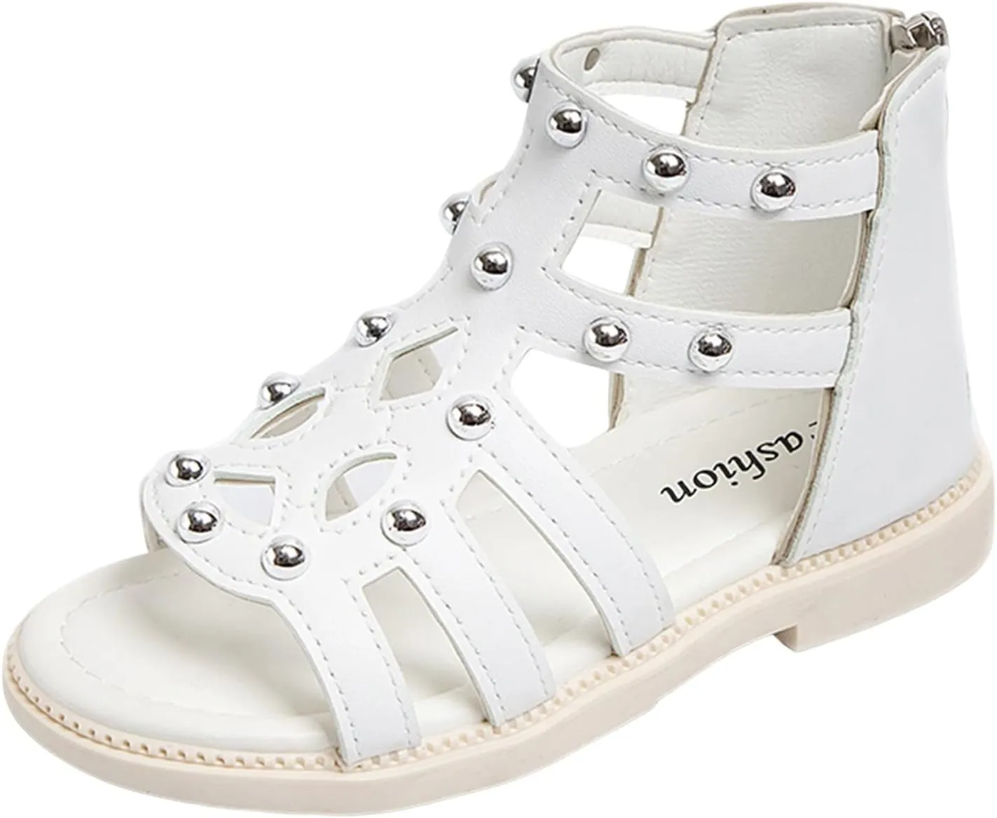 Children Shoes Flat High Top Sandals Fashion Summer Little Girl Beads High Top Princess Toddlers Sandals for