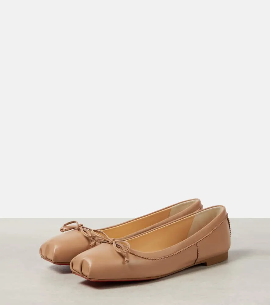 Christian Louboutin Mamadrague leather ballet flats