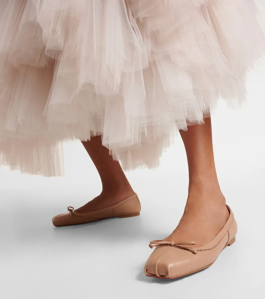 Christian Louboutin Mamadrague leather ballet flats