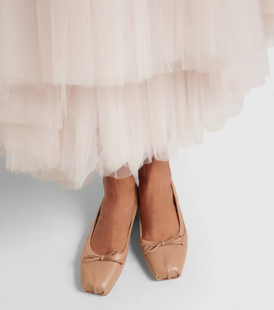 Christian Louboutin Mamadrague leather ballet flats