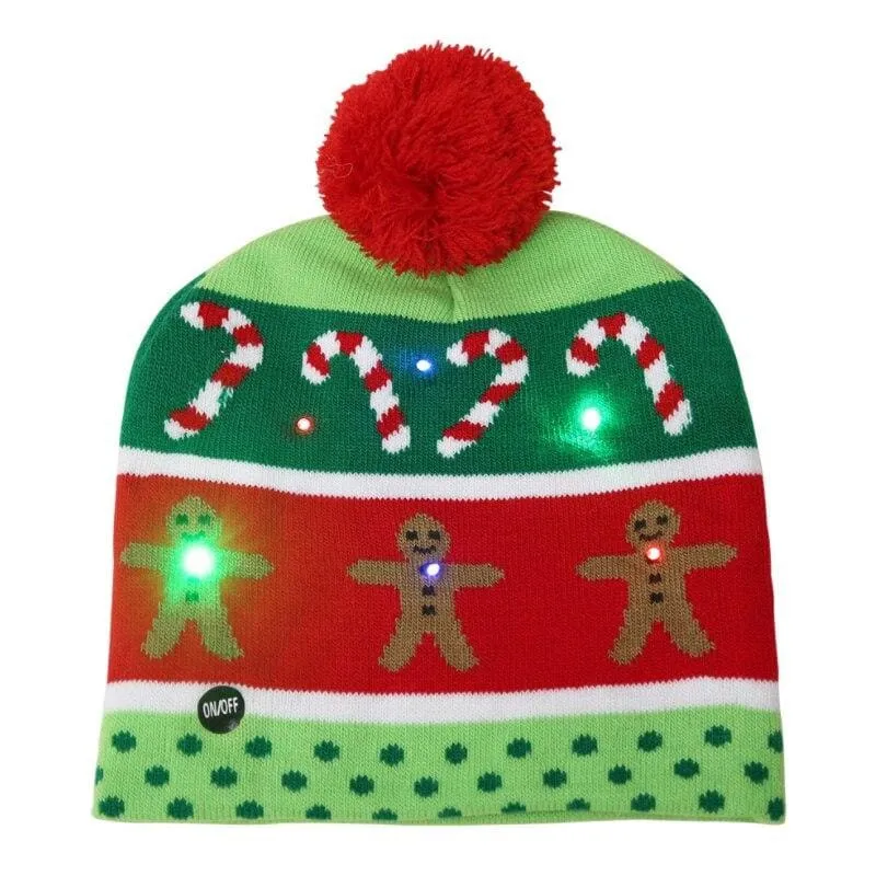 Christmas LED lights hat