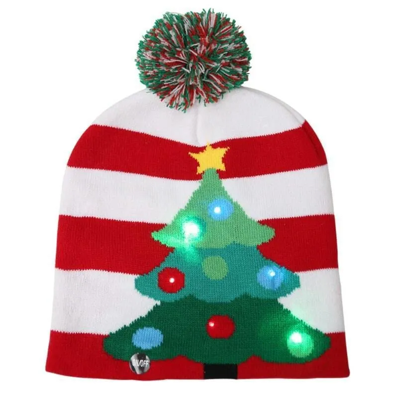 Christmas LED lights hat