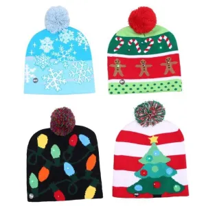 Christmas LED lights hat