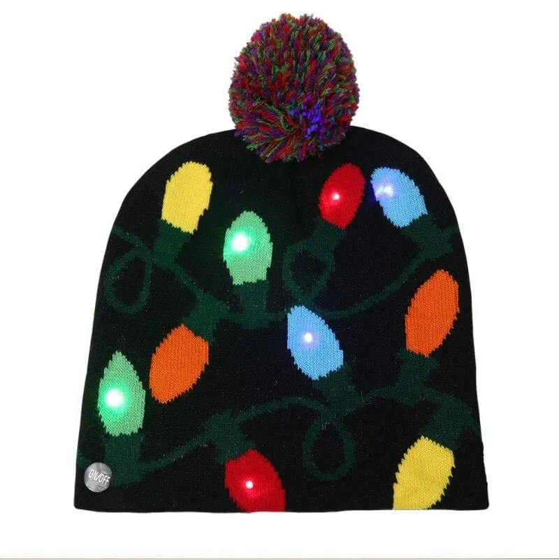 Christmas LED lights hat