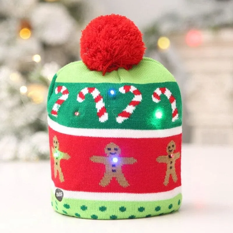 Christmas LED lights hat