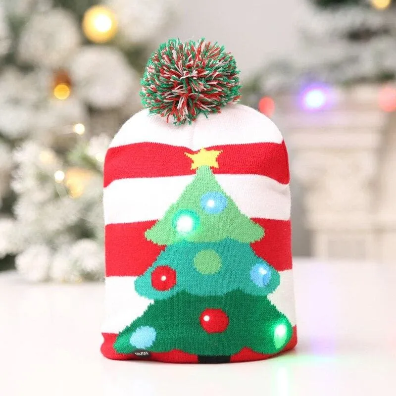 Christmas LED lights hat
