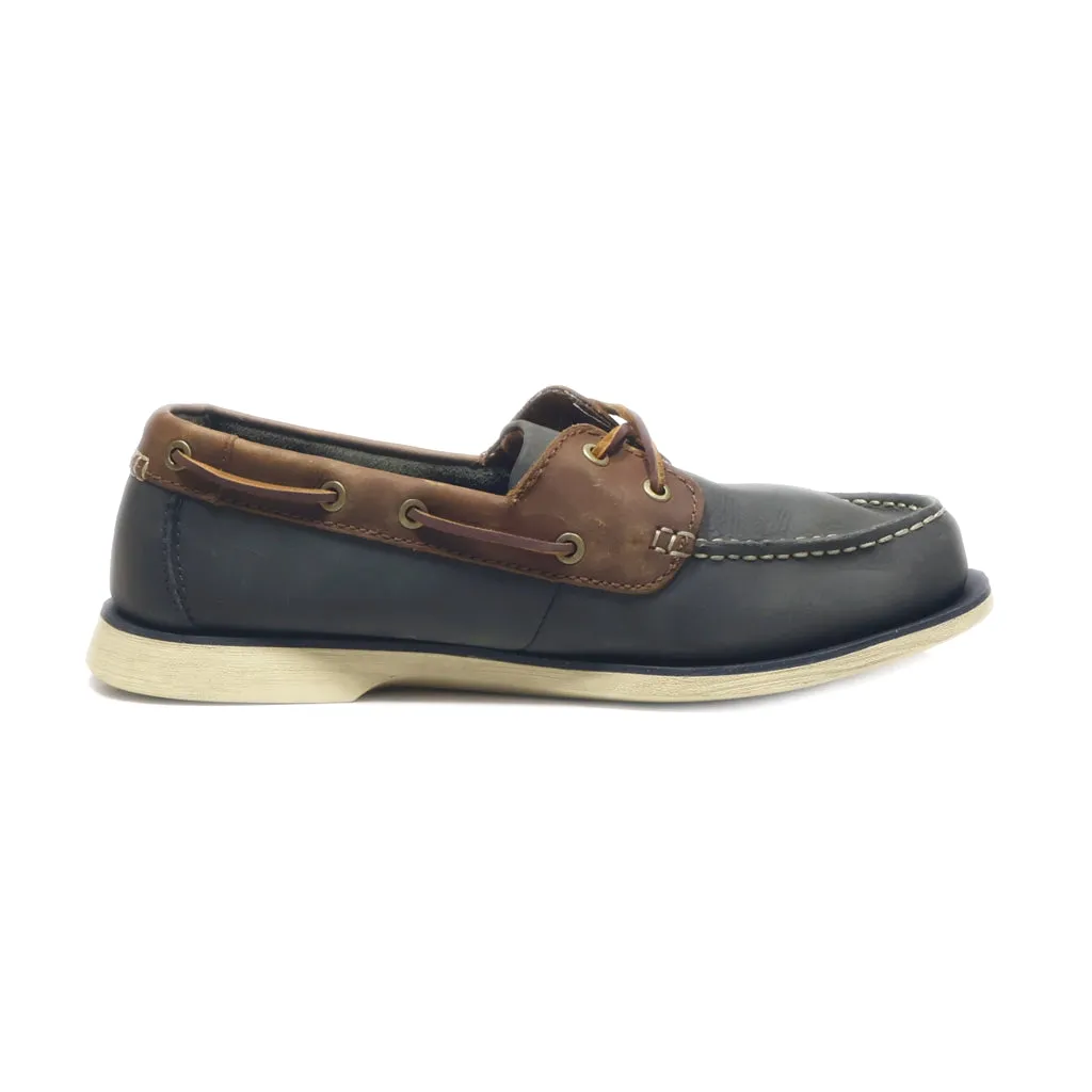 Clarks Port View Moccasins Leather Black Colour For Women