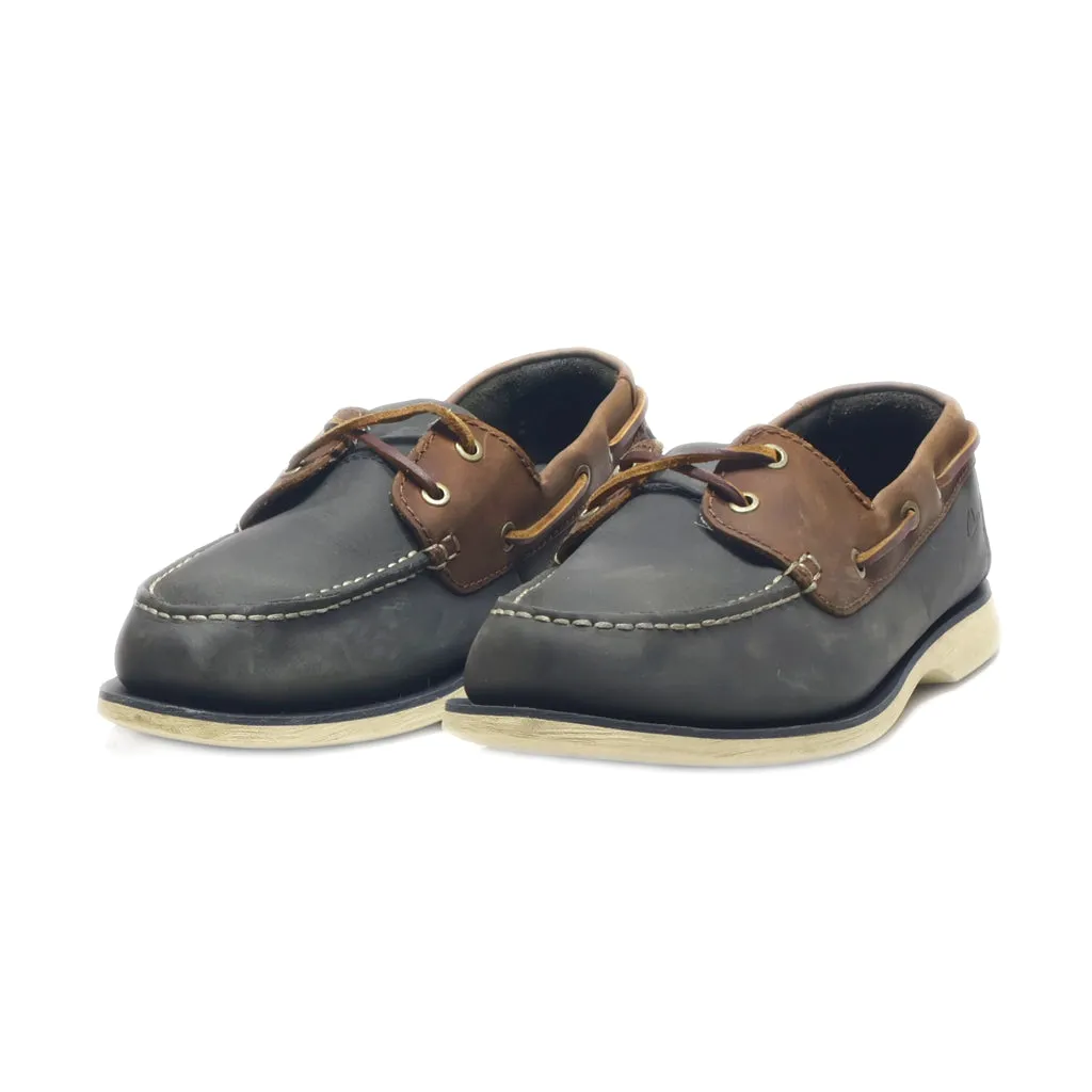 Clarks Port View Moccasins Leather Black Colour For Women