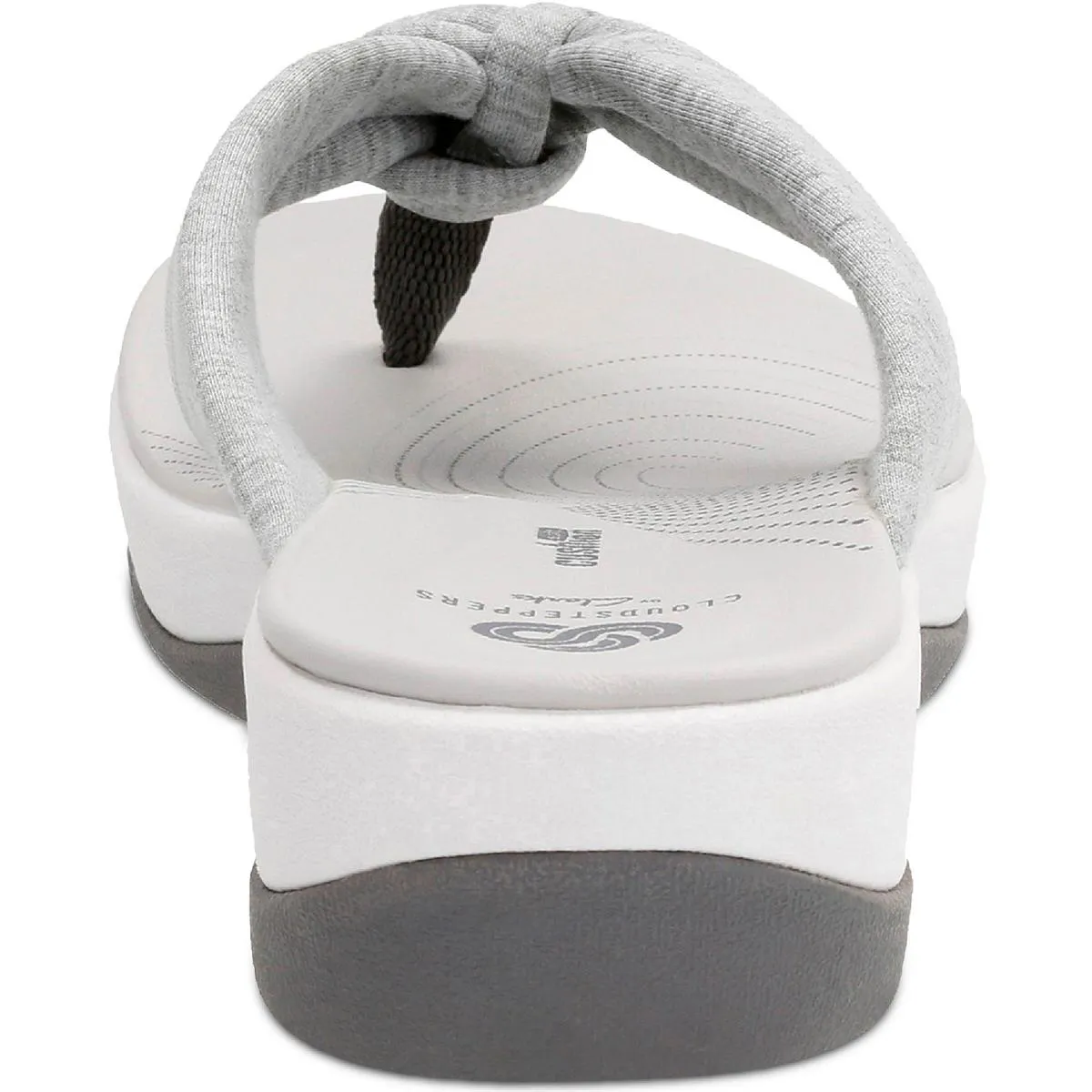 Clarks Women's Arla Glison Fabric Ortholite Wedge Thong Flip Flop Sandal