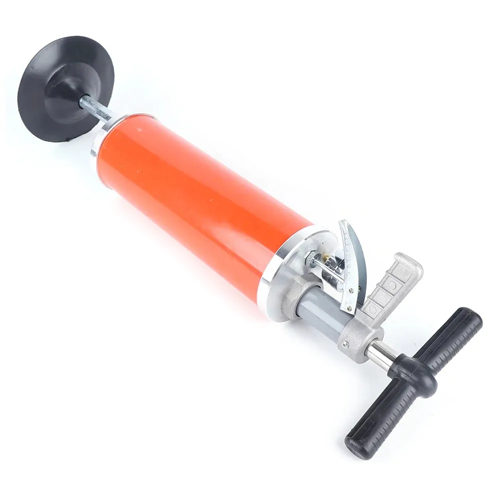 Clean Water Ram Drain Cleaning Tool with 4-Inch Rubber Cone for Pipes 30-130mm