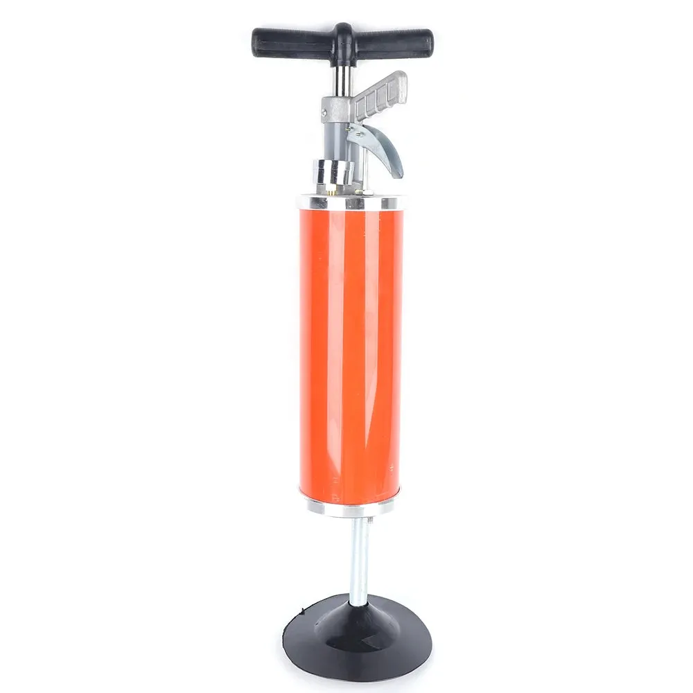 Clean Water Ram Drain Cleaning Tool with 4-Inch Rubber Cone for Pipes 30-130mm