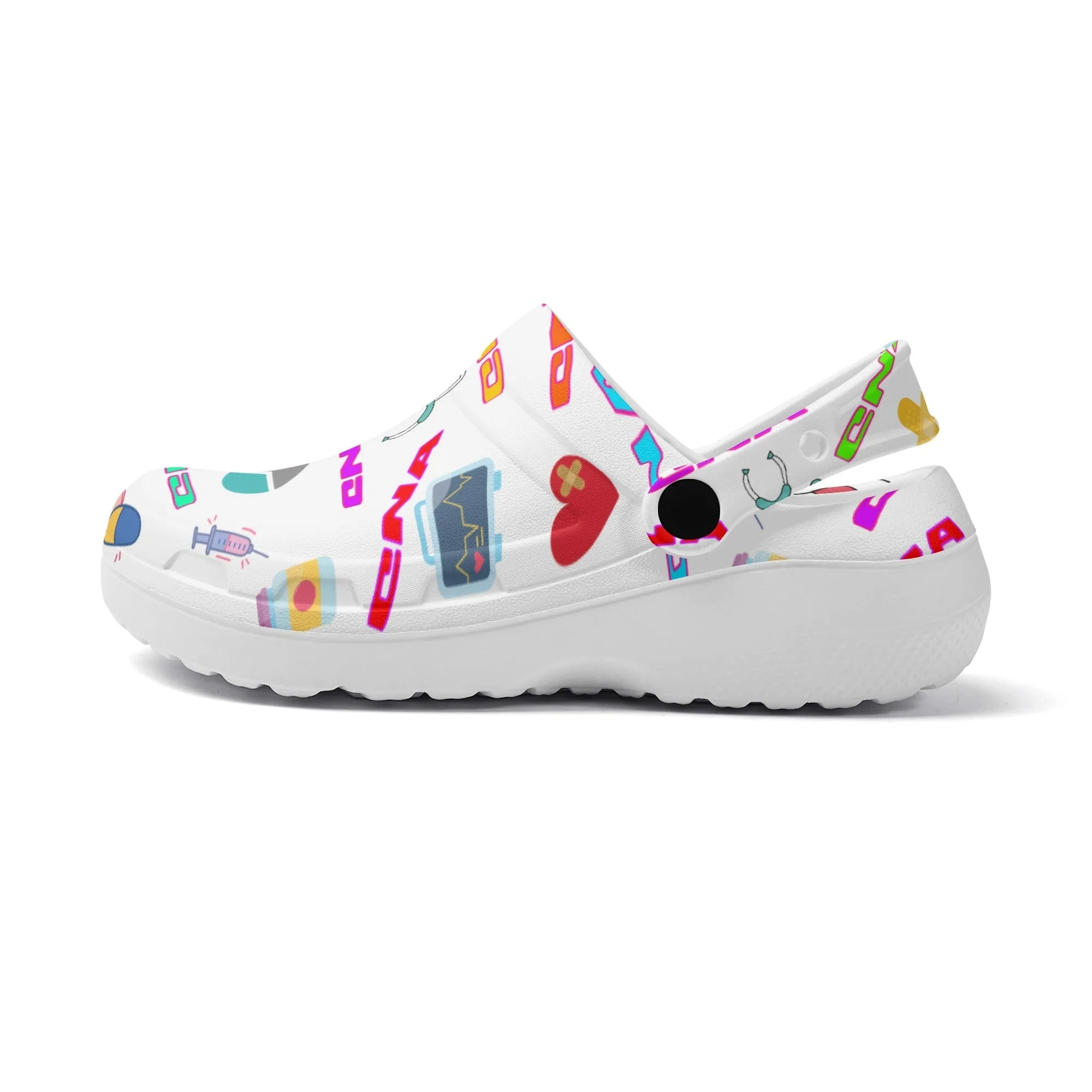 CNA Womens Lightweight Nursing Slip On Clogs - 2 colors