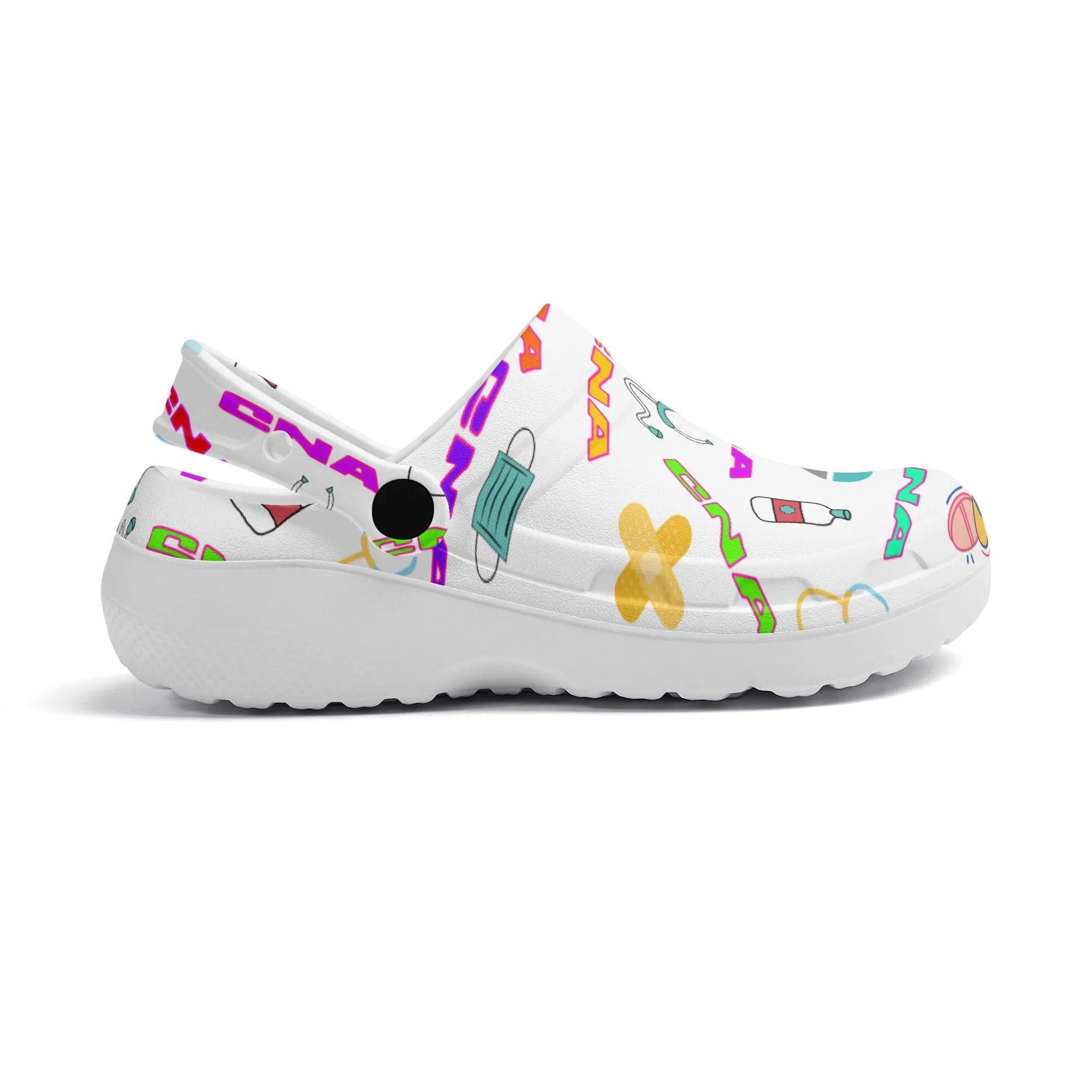 CNA Womens Lightweight Nursing Slip On Clogs - 2 colors