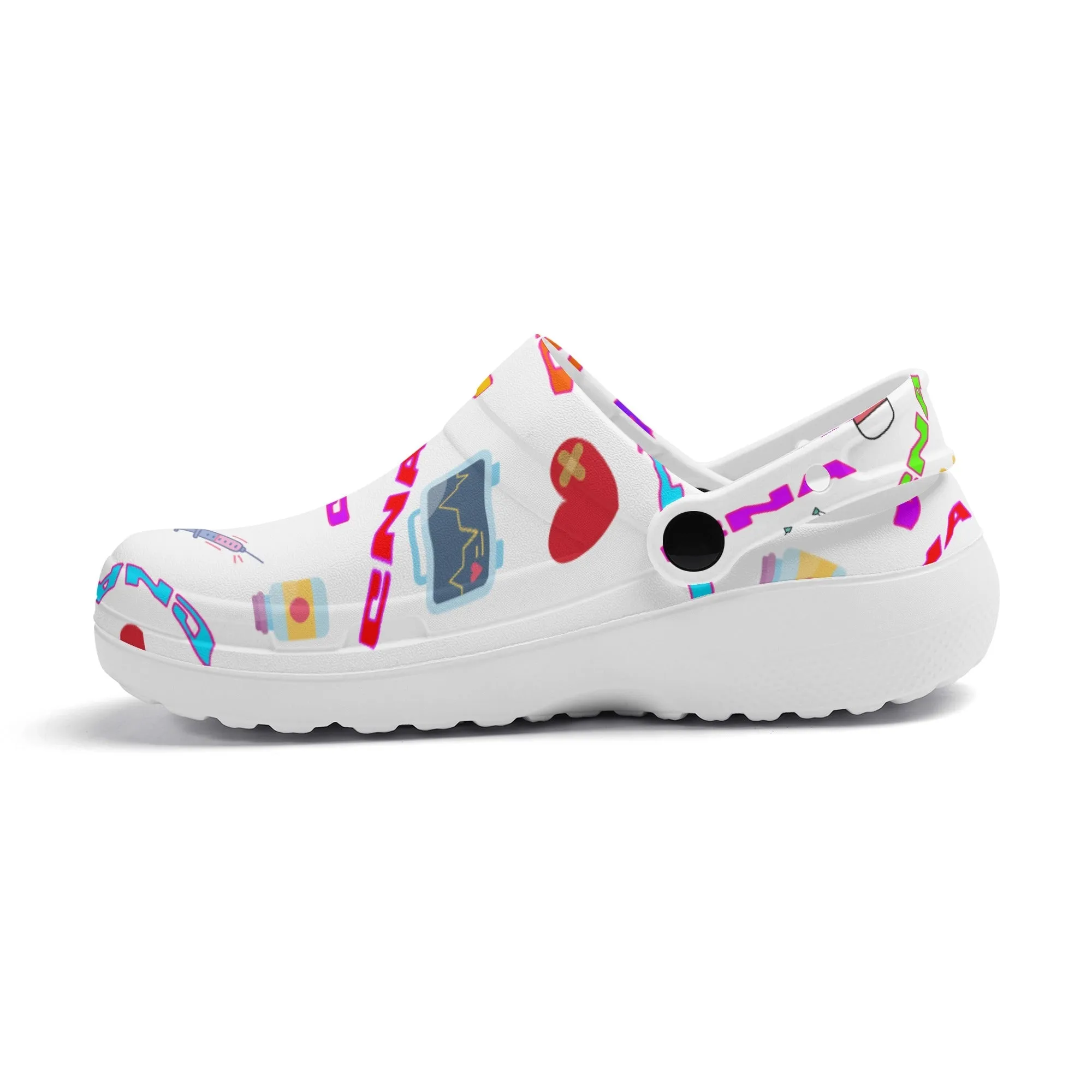 CNA Womens Lightweight Nursing Slip On Clogs - 2 colors
