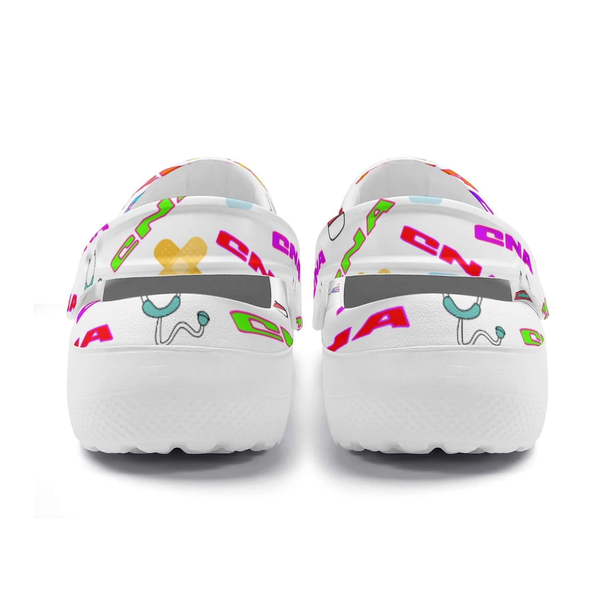 CNA Womens Lightweight Nursing Slip On Clogs - 2 colors