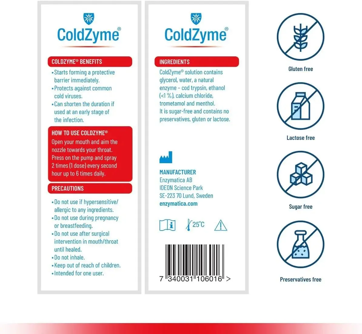 ColdZyme Mouth Spray - 20ml