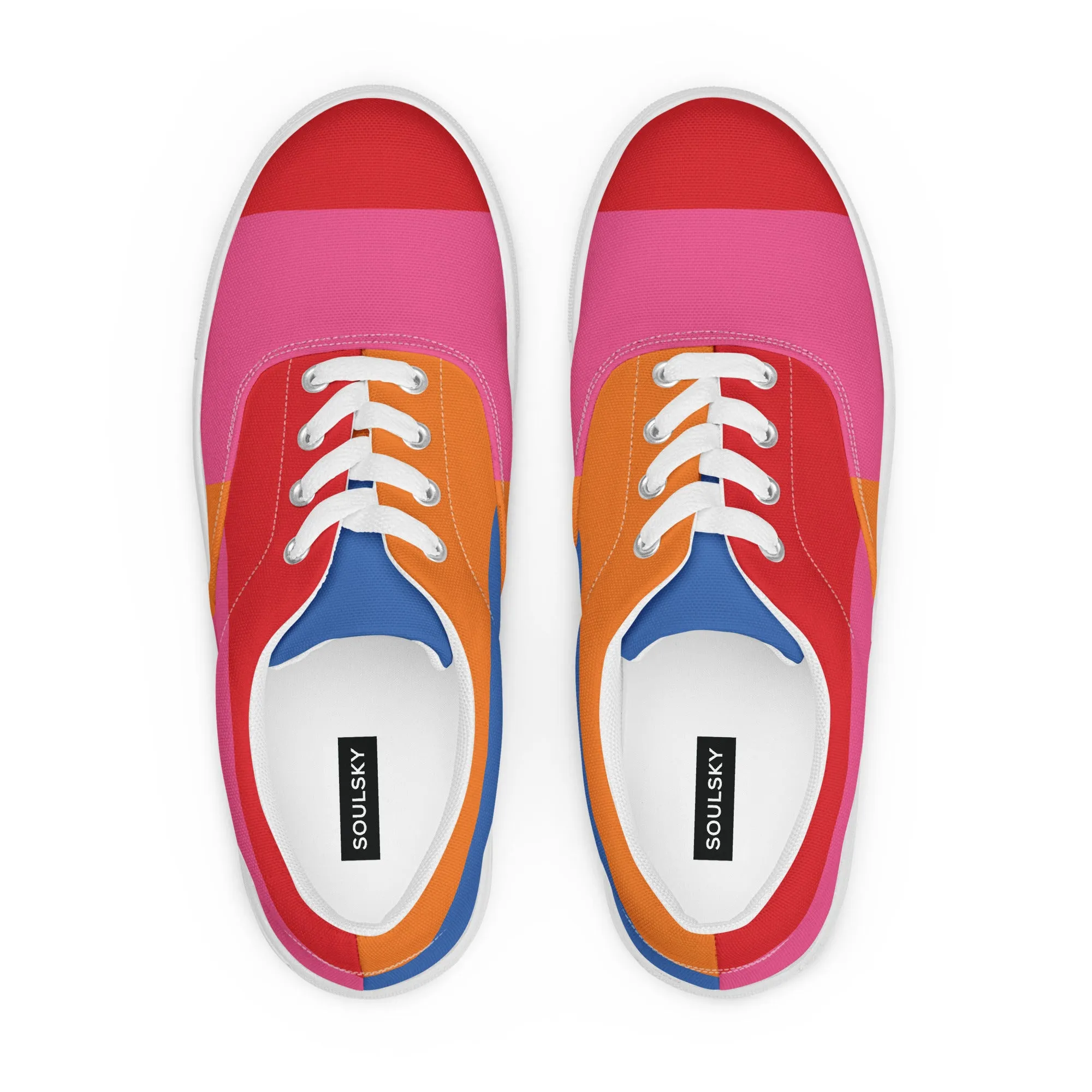 COLORFUL Women’s Lace-Up Canvas Shoes (80's Flow)