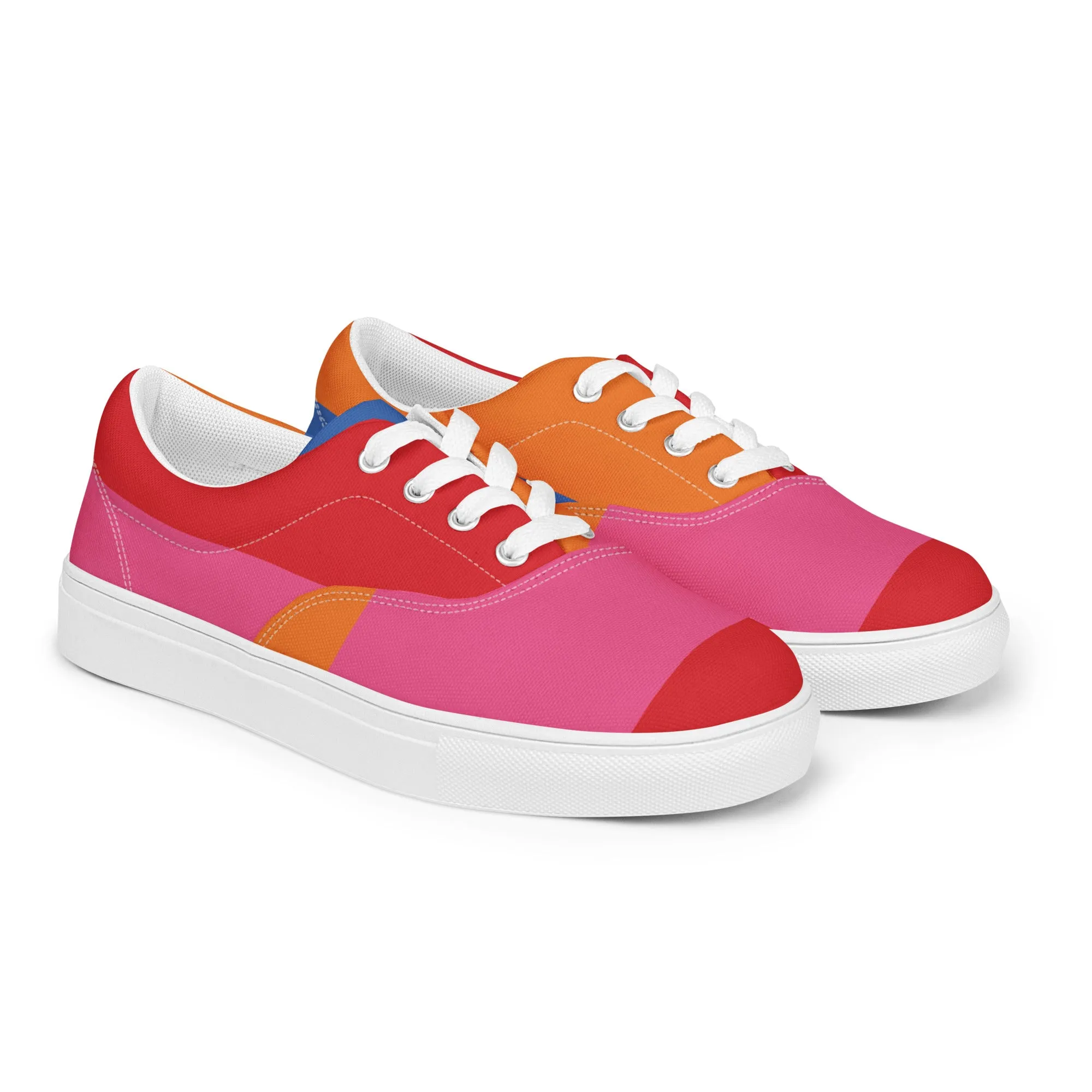 COLORFUL Women’s Lace-Up Canvas Shoes (80's Flow)